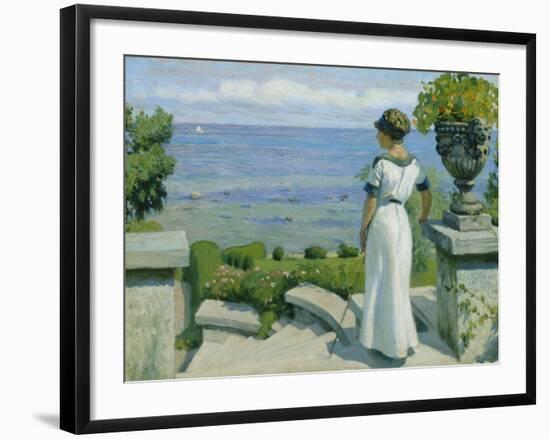 On the Terrace, 1912-Paul Fischer-Framed Giclee Print