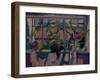 On the Terrace, 1929-Konstantin Nikolayevich Istomin-Framed Giclee Print