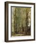 On the Terrace Steps, 1870-Jean-Baptiste-Camille Corot-Framed Giclee Print