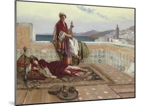 On the Terrace, Tangiers-Rudolphe Ernst-Mounted Giclee Print