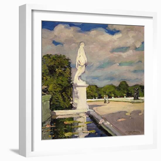 On the Terrace, Versailles, 1906-Alexander Jamieson-Framed Giclee Print