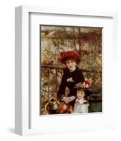 On the Terrace-Pierre-Auguste Renoir-Framed Art Print