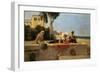 On the Terrace-Jean Joseph Benjamin Constant-Framed Giclee Print