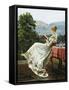 On the Terrace-Johann Hamza-Framed Stretched Canvas