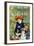 On The Terrace-Pierre-Auguste Renoir-Framed Art Print