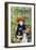 On The Terrace-Pierre-Auguste Renoir-Framed Art Print