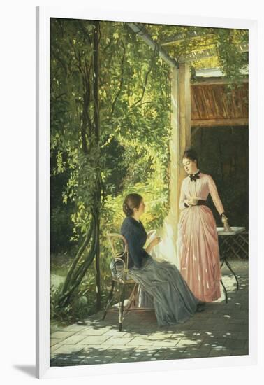 On the Terrace-Max Nonnenbruch-Framed Giclee Print