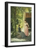 On the Terrace-Max Nonnenbruch-Framed Giclee Print