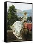 On the Terrace-Johann Hamza-Framed Stretched Canvas