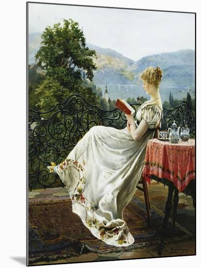 On the Terrace-Johann Hamza-Mounted Giclee Print