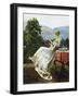 On the Terrace-Johann Hamza-Framed Giclee Print