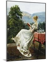 On the Terrace-Johann Hamza-Mounted Giclee Print