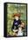 On The Terrace-Pierre-Auguste Renoir-Framed Stretched Canvas