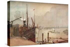 On the Thames, c1876-1903, (1903)-Alfred William Rich-Stretched Canvas