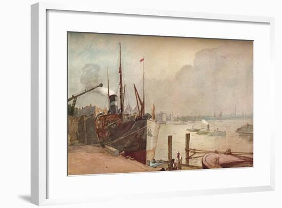 On the Thames, c1876-1903, (1903)-Alfred William Rich-Framed Giclee Print