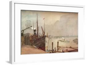 On the Thames, c1876-1903, (1903)-Alfred William Rich-Framed Giclee Print