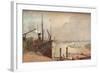 On the Thames, c1876-1903, (1903)-Alfred William Rich-Framed Giclee Print