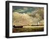 On the Thames Near Battersea Bridge, C.1816-John Constable-Framed Giclee Print