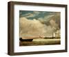 On the Thames Near Battersea Bridge, circa 1816-John Constable-Framed Giclee Print