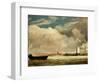 On the Thames Near Battersea Bridge, circa 1816-John Constable-Framed Giclee Print