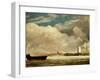 On the Thames Near Battersea Bridge, circa 1816-John Constable-Framed Giclee Print