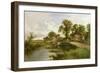 On the Thames Near Marlow-Henry Parker-Framed Giclee Print