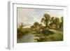 On the Thames Near Marlow-Henry Parker-Framed Giclee Print