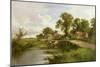 On the Thames Near Marlow-Henry Parker-Mounted Giclee Print