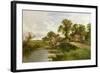 On the Thames Near Marlow-Henry Parker-Framed Giclee Print