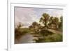 On the Thames Near Marlow-Henry Parker-Framed Giclee Print