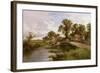 On the Thames Near Marlow-Henry Parker-Framed Giclee Print