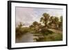 On the Thames Near Marlow-Henry Parker-Framed Giclee Print