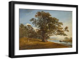 On the Thames-John Varley-Framed Giclee Print