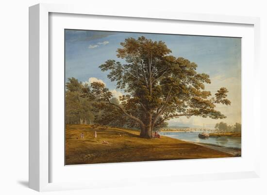 On the Thames-John Varley-Framed Giclee Print