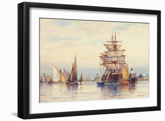 On the Thames-Frederick James Aldridge-Framed Giclee Print