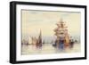 On the Thames-Frederick James Aldridge-Framed Giclee Print