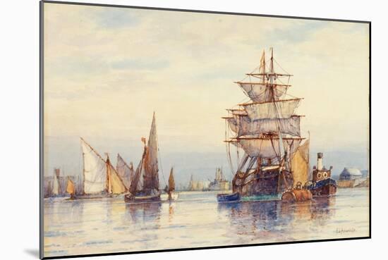 On the Thames-Frederick James Aldridge-Mounted Giclee Print