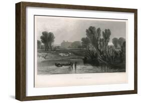 On the Thames-J. M. W. Turner-Framed Giclee Print