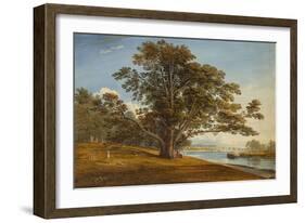 On the Thames-John Varley-Framed Giclee Print