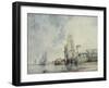 On the Thames-George the Elder Chambers-Framed Giclee Print