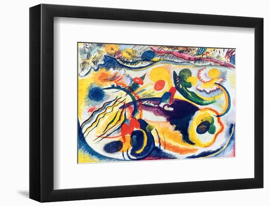 On the Theme of the Last Judgement-Wassily Kandinsky-Framed Premium Giclee Print