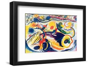 On the Theme of the Last Judgement-Wassily Kandinsky-Framed Premium Giclee Print