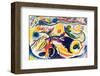 On the Theme of the Last Judgement-Wassily Kandinsky-Framed Premium Giclee Print