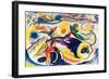 On the Theme of the Last Judgement-Wassily Kandinsky-Framed Premium Giclee Print