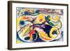 On the Theme of the Last Judgement-Wassily Kandinsky-Framed Premium Giclee Print