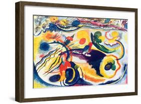 On the Theme of the Last Judgement-Wassily Kandinsky-Framed Premium Giclee Print