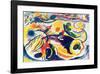 On the Theme of the Last Judgement-Wassily Kandinsky-Framed Premium Giclee Print