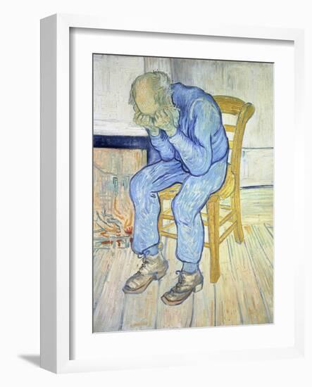 On the Threshold of Eternity (Old Man in Sorrow), 1890-Vincent van Gogh-Framed Giclee Print