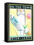 On the Town-Brian James-Framed Stretched Canvas