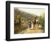 On the Towpath-Edward Lamson Henry-Framed Giclee Print